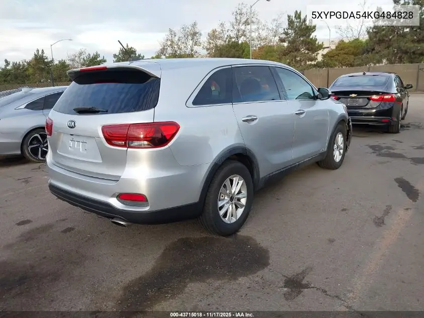 5XYPGDA54KG484828 2019 Kia Sorento 3.3L Lx
