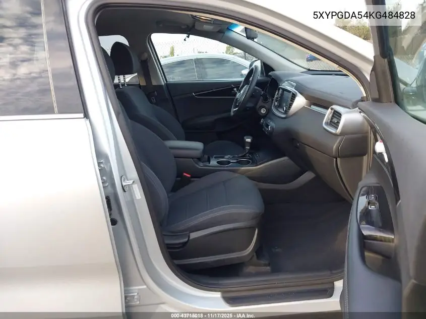 5XYPGDA54KG484828 2019 Kia Sorento 3.3L Lx
