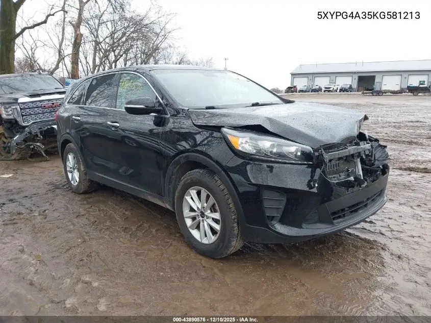 5XYPG4A35KG581213 2019 Kia Sorento 2.4L L