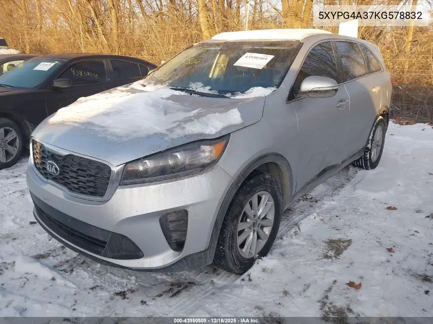 5XYPG4A37KG578832 2019 Kia Sorento 2.4L L