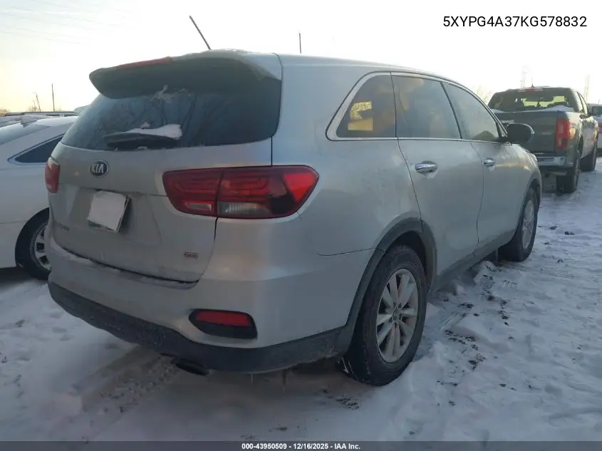 5XYPG4A37KG578832 2019 Kia Sorento 2.4L L