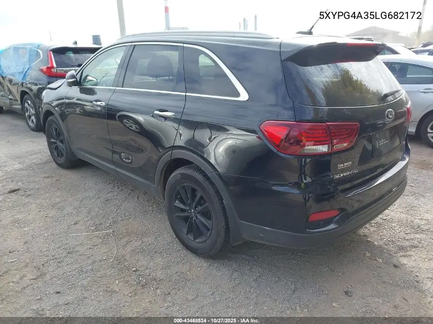 5XYPG4A35LG682172 2020 Kia Sorento 2.4L Lx