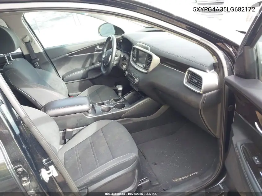5XYPG4A35LG682172 2020 Kia Sorento 2.4L Lx