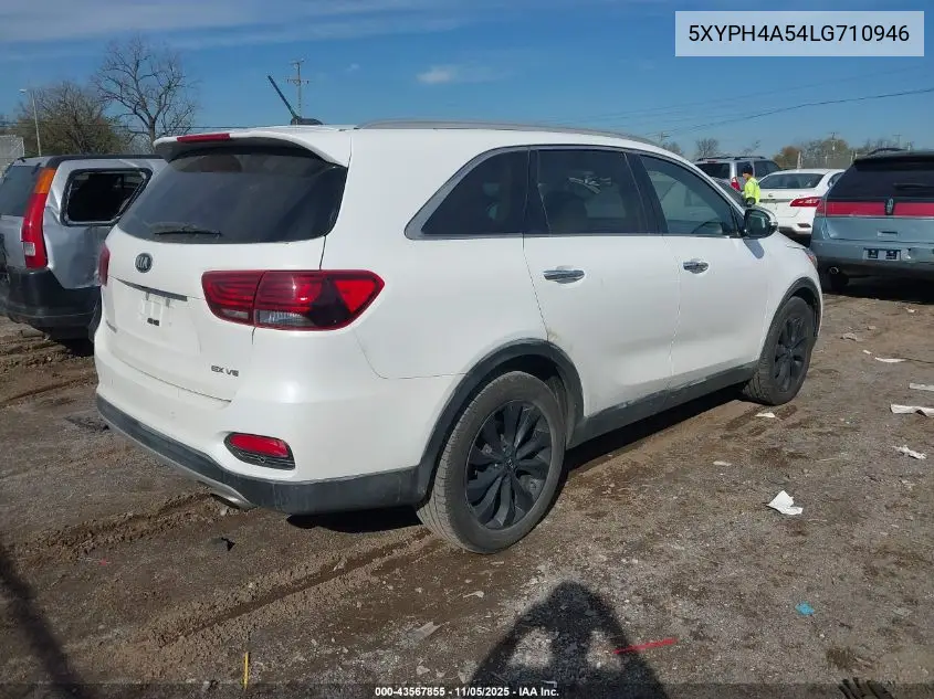 5XYPH4A54LG710946 2020 Kia Sorento 3.3L Ex