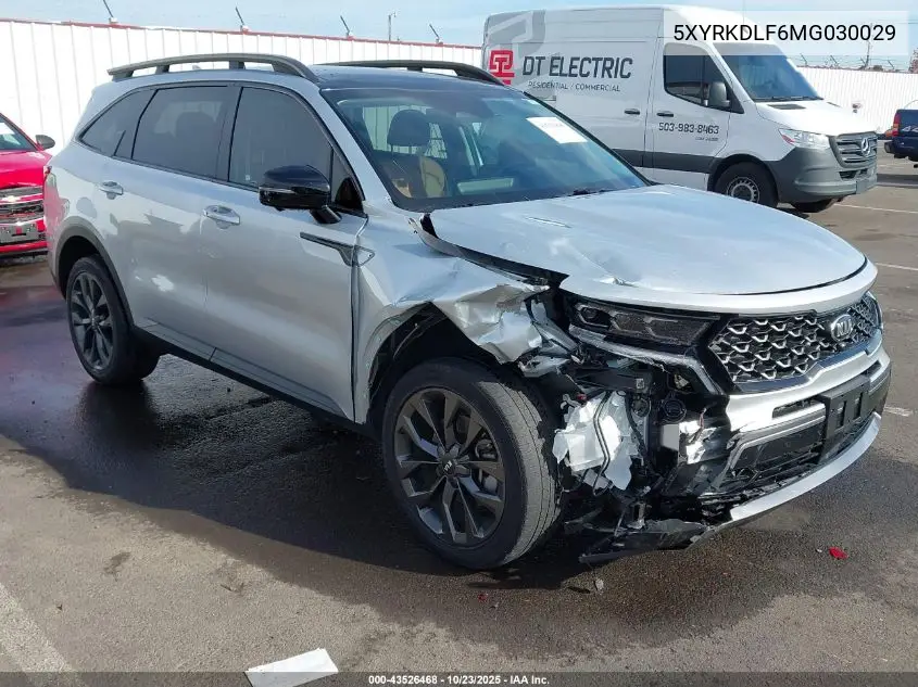 5XYRKDLF6MG030029 2021 Kia Sorento Sx Prestige