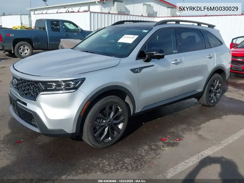 5XYRKDLF6MG030029 2021 Kia Sorento Sx Prestige