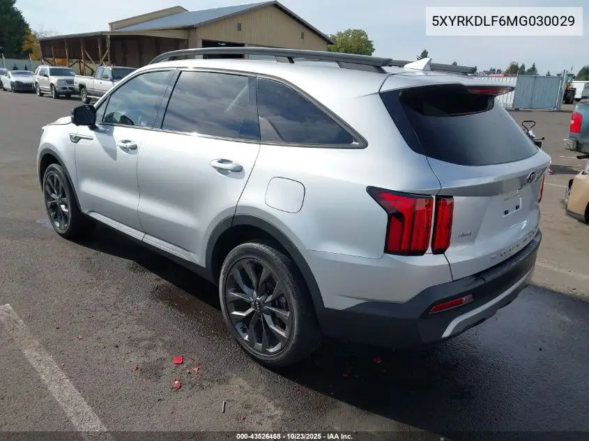 5XYRKDLF6MG030029 2021 Kia Sorento Sx Prestige