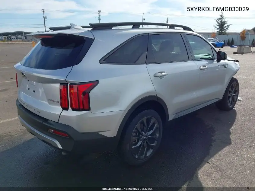 5XYRKDLF6MG030029 2021 Kia Sorento Sx Prestige