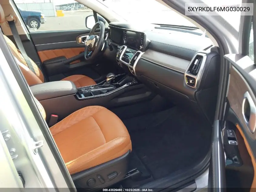 5XYRKDLF6MG030029 2021 Kia Sorento Sx Prestige
