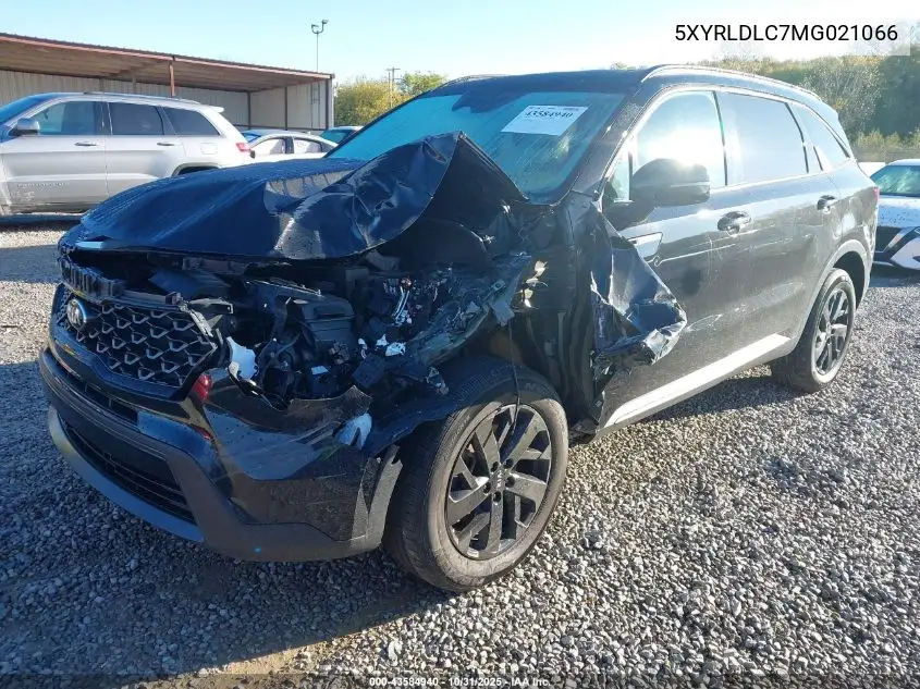 5XYRLDLC7MG021066 2021 Kia Sorento S