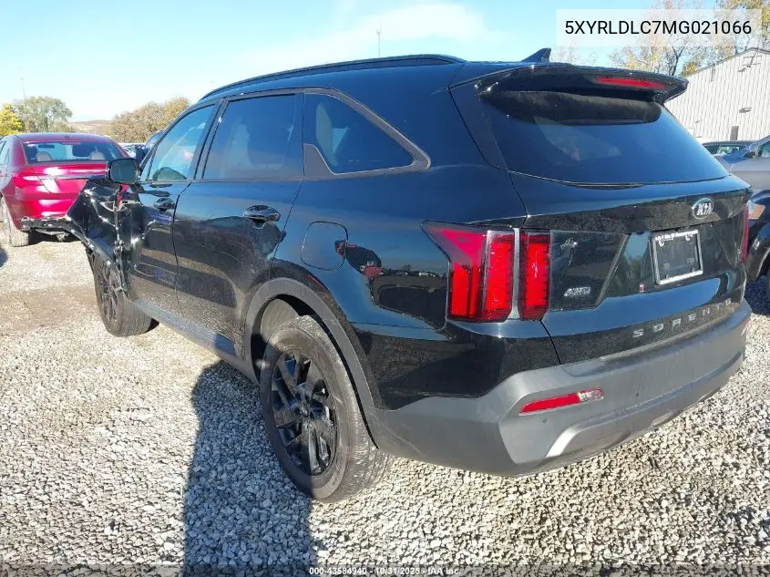 5XYRLDLC7MG021066 2021 Kia Sorento S