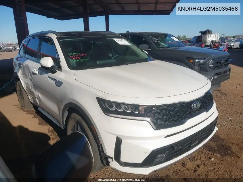 KNDRH4LG2M5035468 2021 Kia Sorento Hybrid Ex
