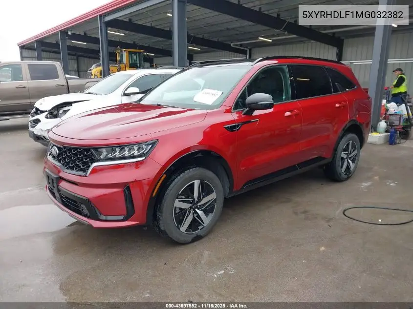 5XYRHDLF1MG032382 2021 Kia Sorento Ex