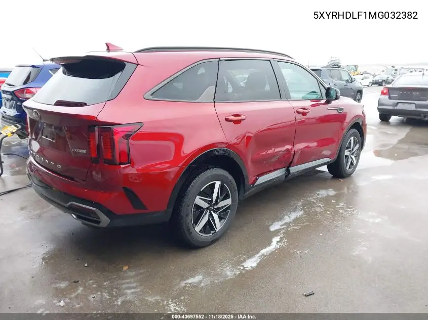 5XYRHDLF1MG032382 2021 Kia Sorento Ex