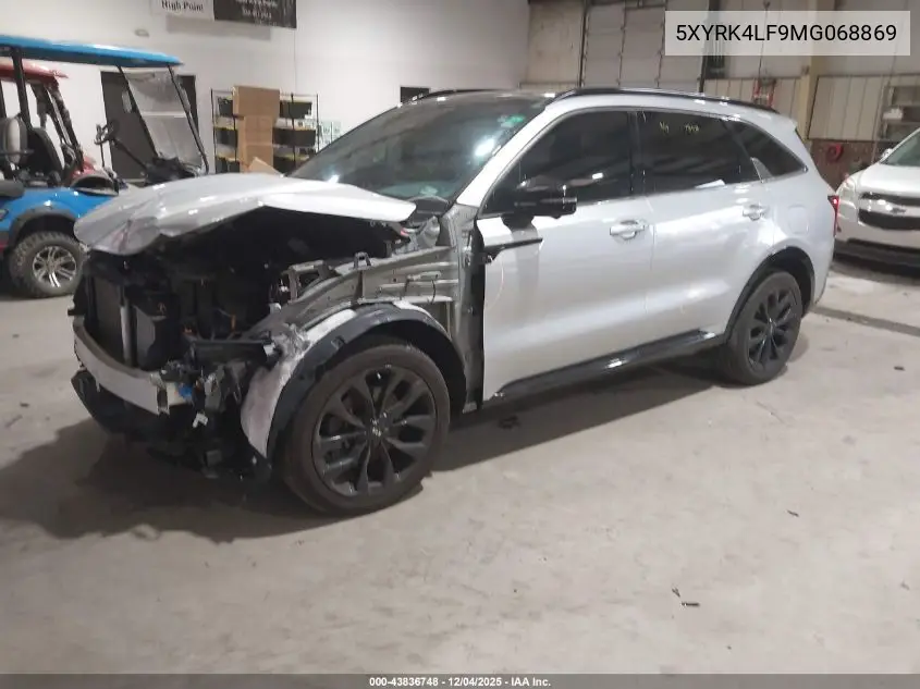 5XYRK4LF9MG068869 2021 Kia Sorento Sx Prestige