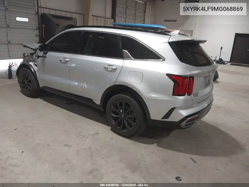 5XYRK4LF9MG068869 2021 Kia Sorento Sx Prestige