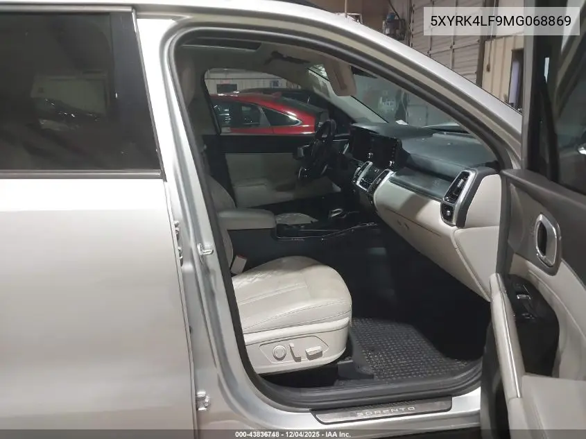 5XYRK4LF9MG068869 2021 Kia Sorento Sx Prestige