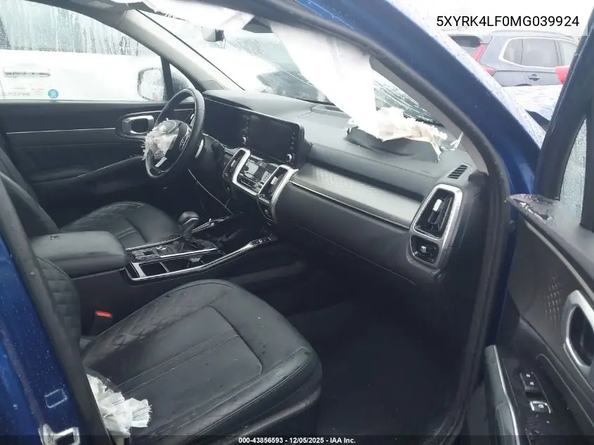 5XYRK4LF0MG039924 2021 Kia Sorento Sx Prestige