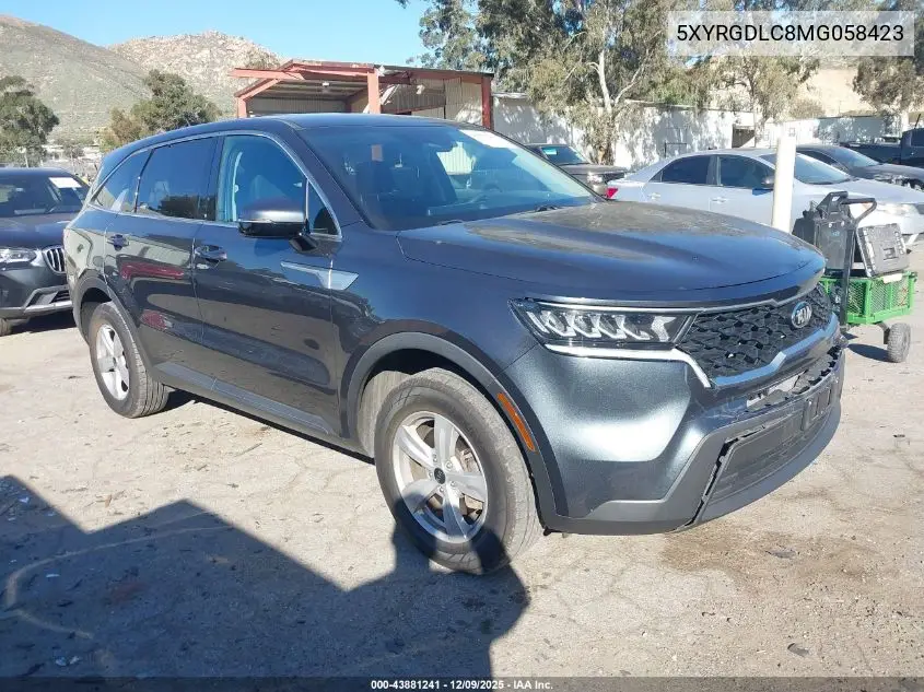 5XYRGDLC8MG058423 2021 Kia Sorento Lx