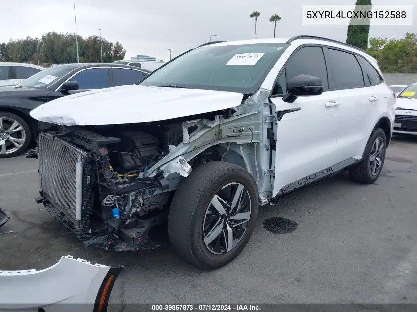 5XYRL4LCXNG152588 2022 Kia Sorento S