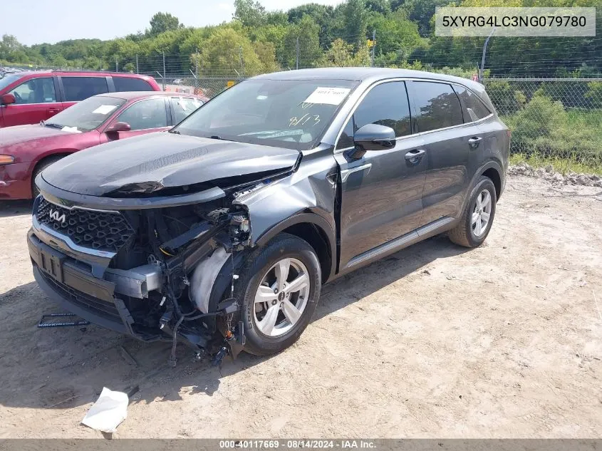 5XYRG4LC3NG079780 2022 Kia Sorento Lx