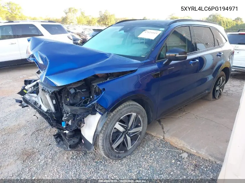 5XYRL4LC6PG194971 2023 Kia Sorento S