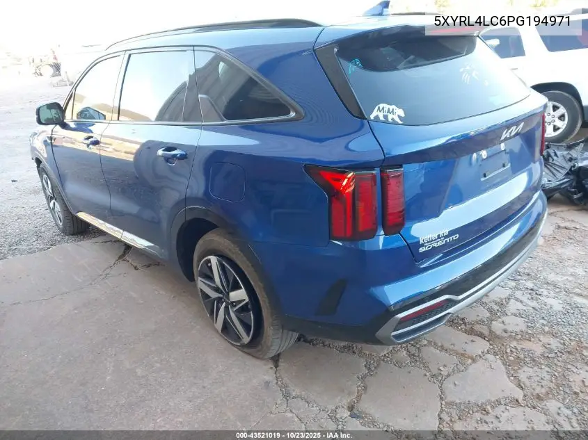5XYRL4LC6PG194971 2023 Kia Sorento S