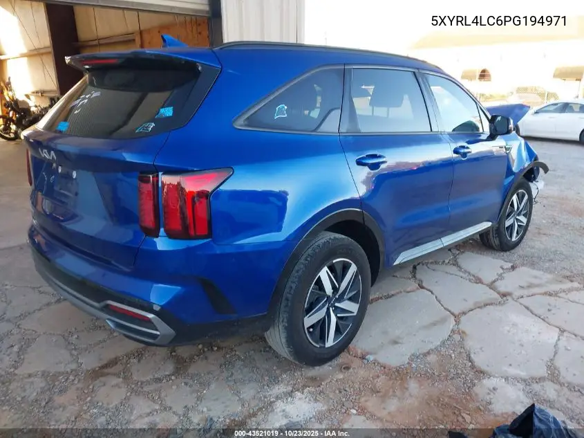 5XYRL4LC6PG194971 2023 Kia Sorento S