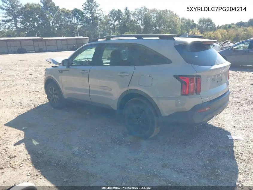 5XYRLDLC7PG204214 2023 Kia Sorento X-Line S