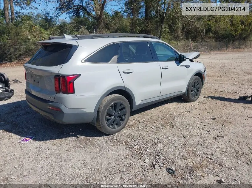5XYRLDLC7PG204214 2023 Kia Sorento X-Line S