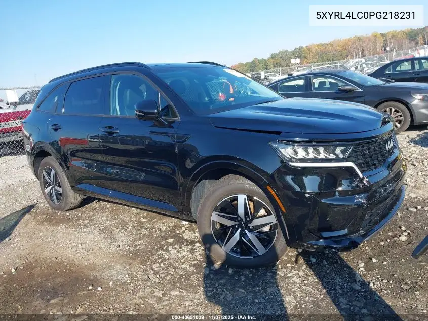 5XYRL4LC0PG218231 2023 Kia Sorento S