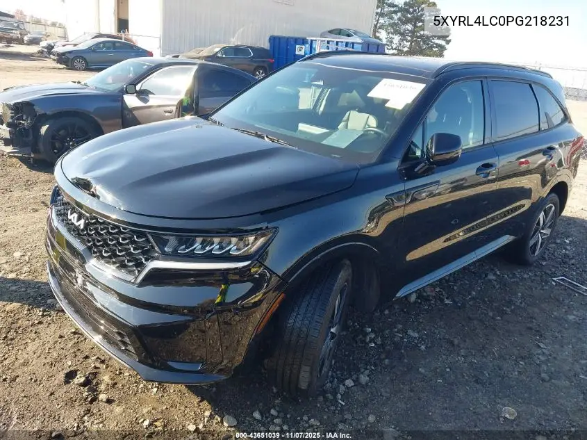 5XYRL4LC0PG218231 2023 Kia Sorento S