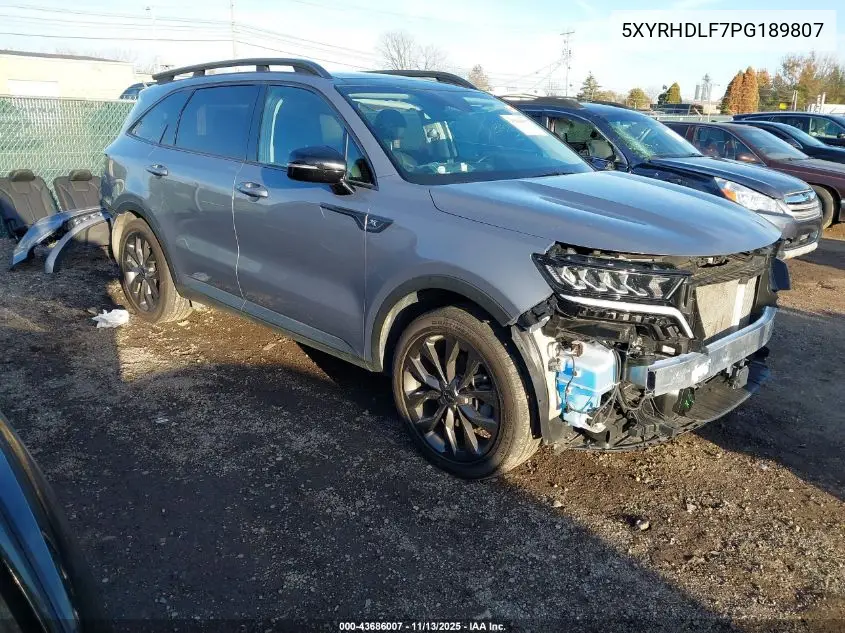 5XYRHDLF7PG189807 2023 Kia Sorento X-Line Ex