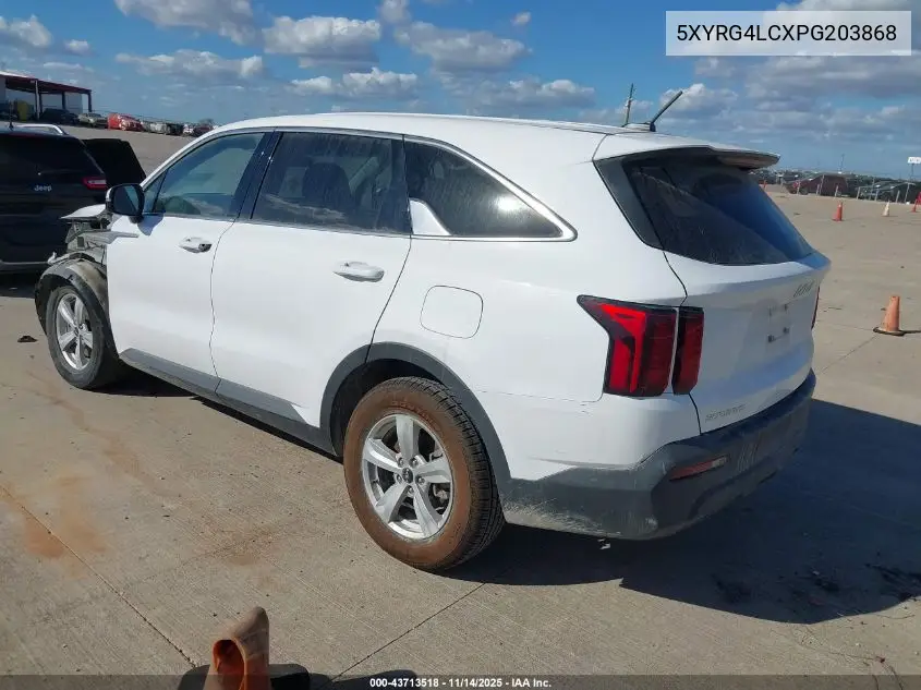 5XYRG4LCXPG203868 2023 Kia Sorento Lx