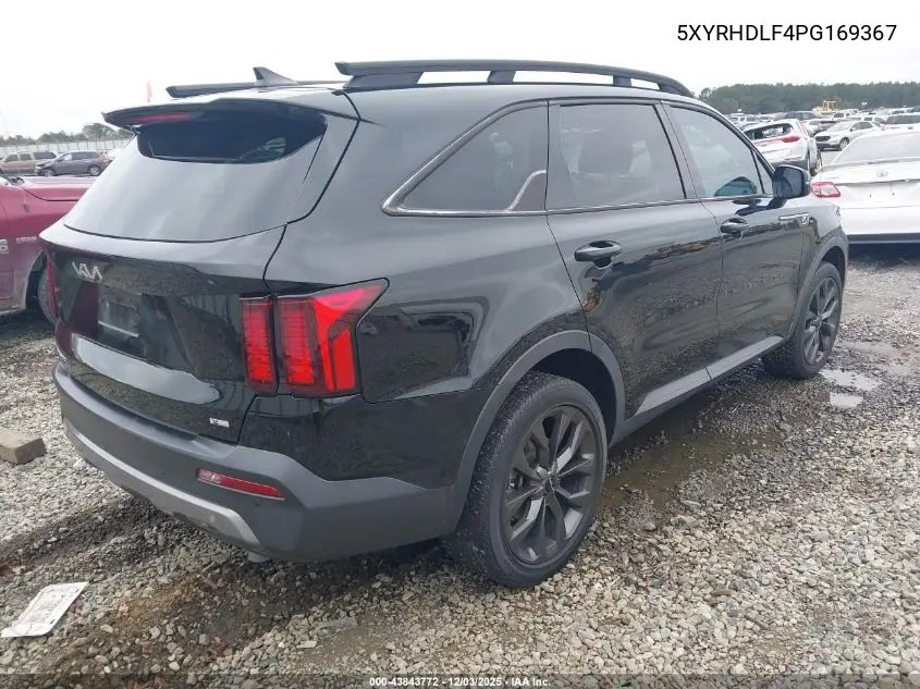 5XYRHDLF4PG169367 2023 Kia Sorento X-Line Ex