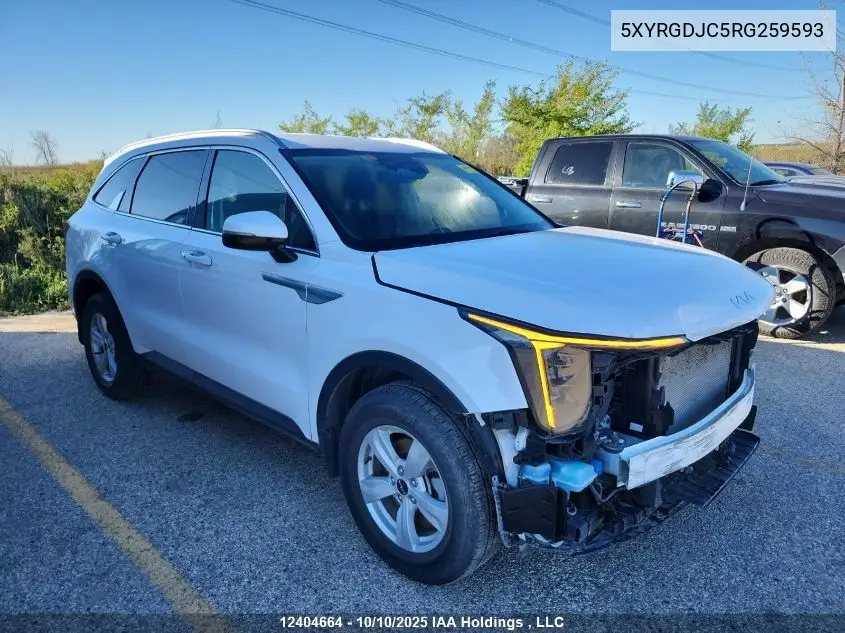 5XYRGDJC5RG259593 2024 Kia Sorento Lx