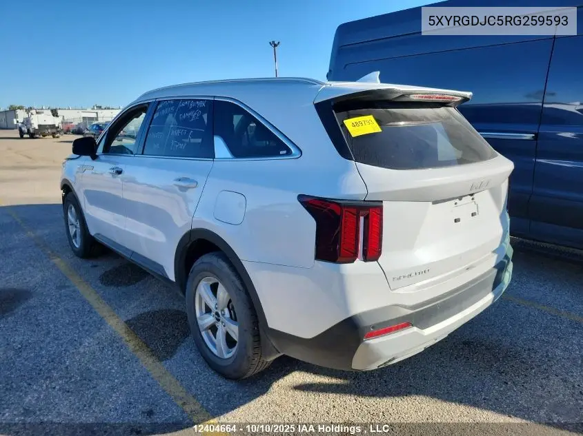 5XYRGDJC5RG259593 2024 Kia Sorento Lx