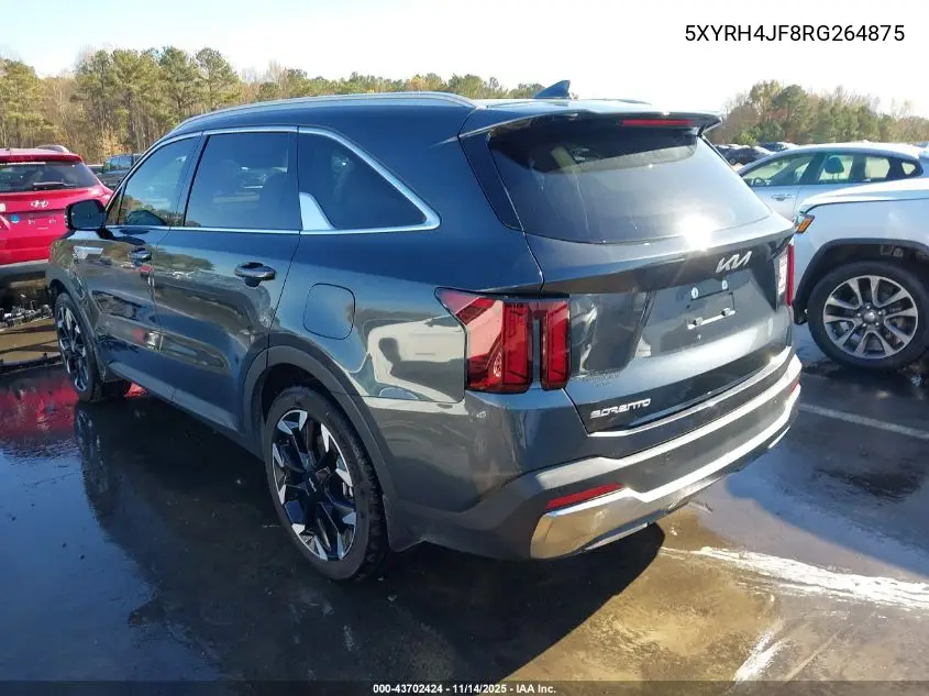 5XYRH4JF8RG264875 2024 Kia Sorento Ex