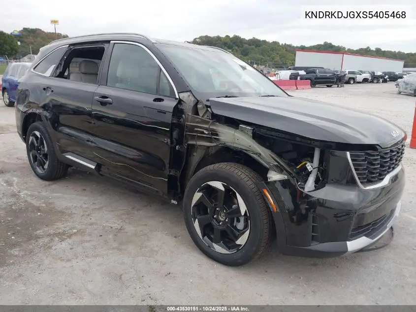 KNDRKDJGXS5405468 2025 Kia Sorento Hybrid Sx Prestige