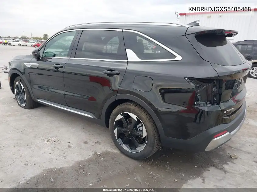 KNDRKDJGXS5405468 2025 Kia Sorento Hybrid Sx Prestige