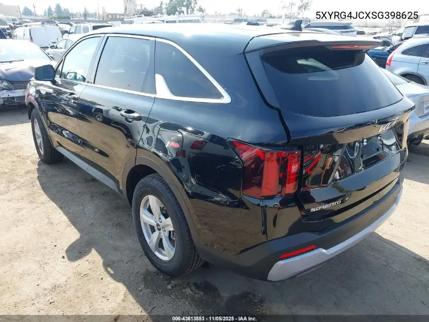 5XYRG4JCXSG398625 2025 Kia Sorento Lx