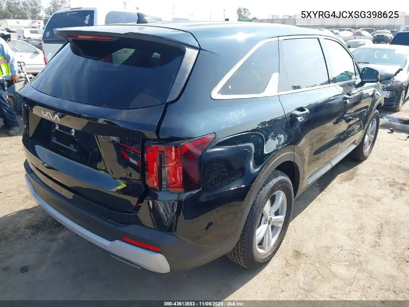 5XYRG4JCXSG398625 2025 Kia Sorento Lx