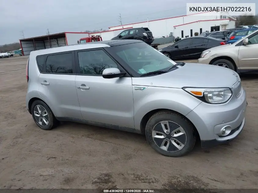 KNDJX3AE1H7022216 2017 Kia Soul Ev +