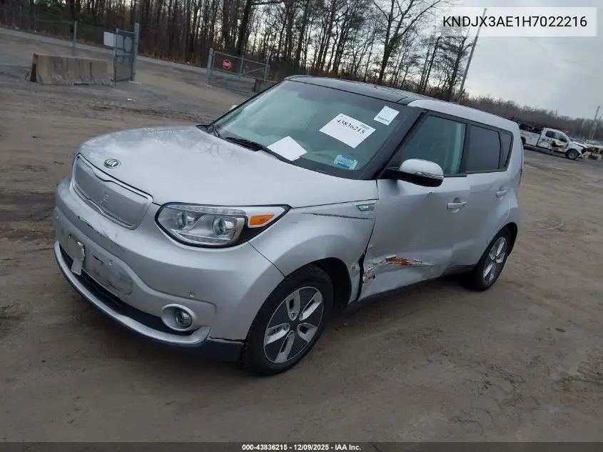KNDJX3AE1H7022216 2017 Kia Soul Ev +