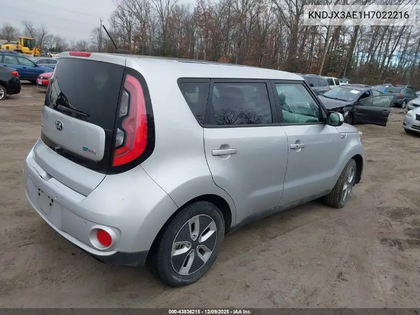 KNDJX3AE1H7022216 2017 Kia Soul Ev +