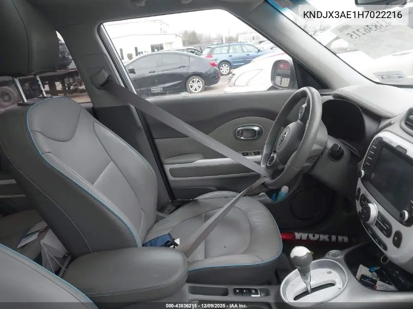 KNDJX3AE1H7022216 2017 Kia Soul Ev +