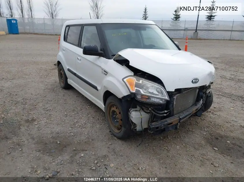 KNDJT2A28A7100752 2010 Kia Soul 4U