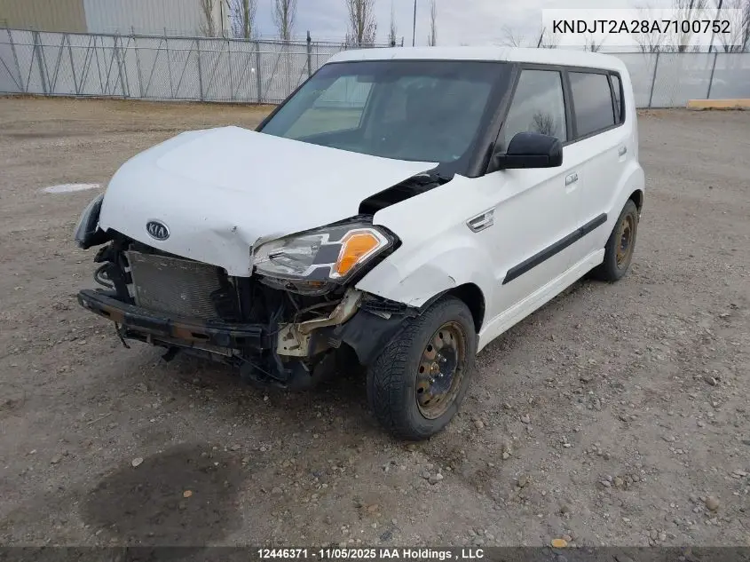 KNDJT2A28A7100752 2010 Kia Soul 4U