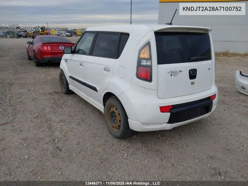 KNDJT2A28A7100752 2010 Kia Soul 4U