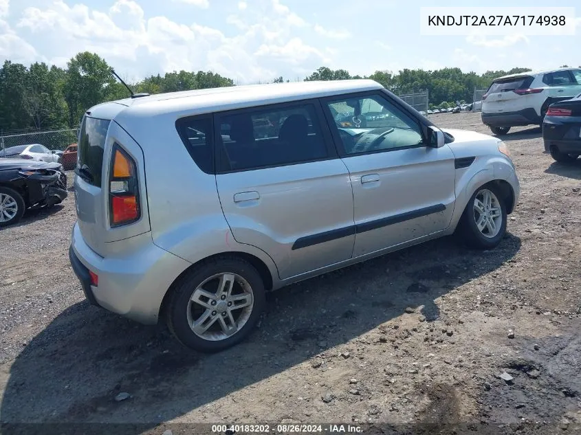 KNDJT2A27A7174938 2010 Kia Soul +